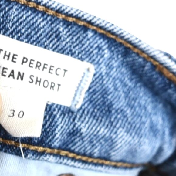 Madewell The Perfect Jean Shorts 30 High Rise Cutoff Vintage Casual - Picture 5 of 9